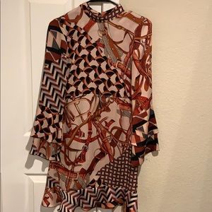 NWOT Zara ruffled dress in XS